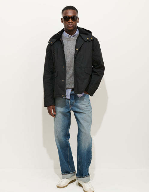 Highland Utility Jacket In Waxed Cotton