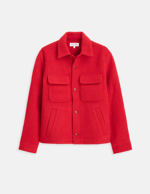 Work Jacket In Italian Wool