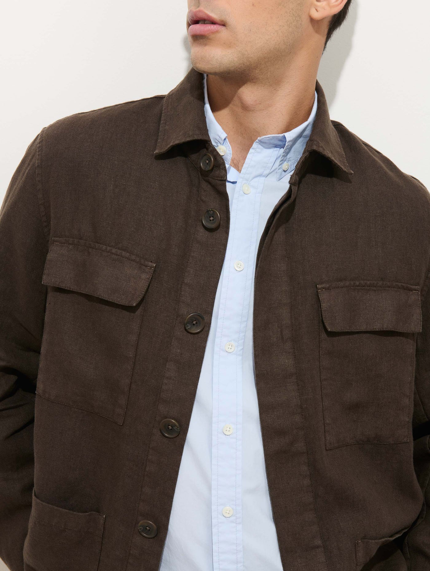 Riviera Work Jacket In Linen