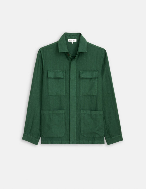 Riviera Work Jacket In Linen