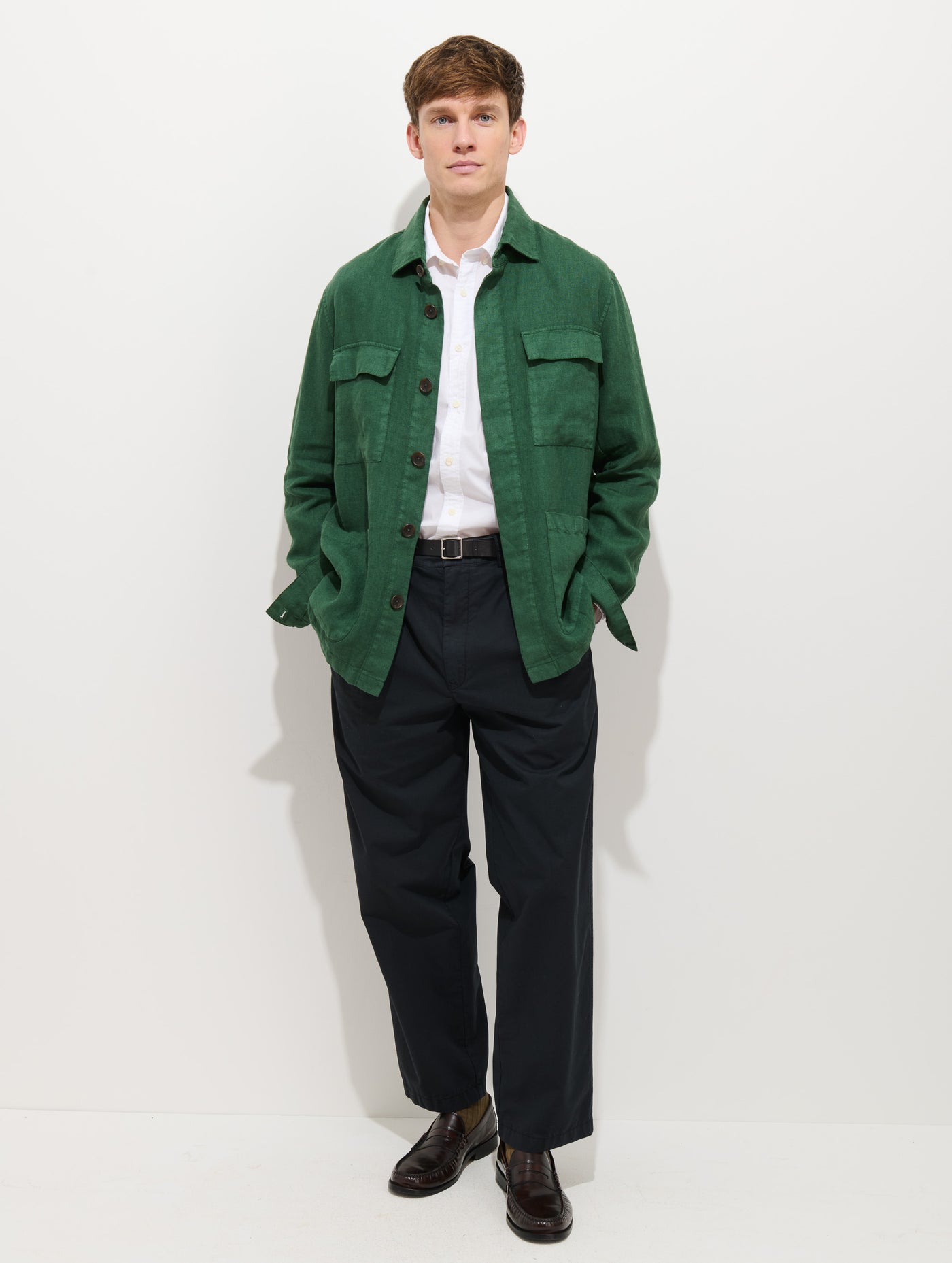 Riviera Work Jacket In Linen