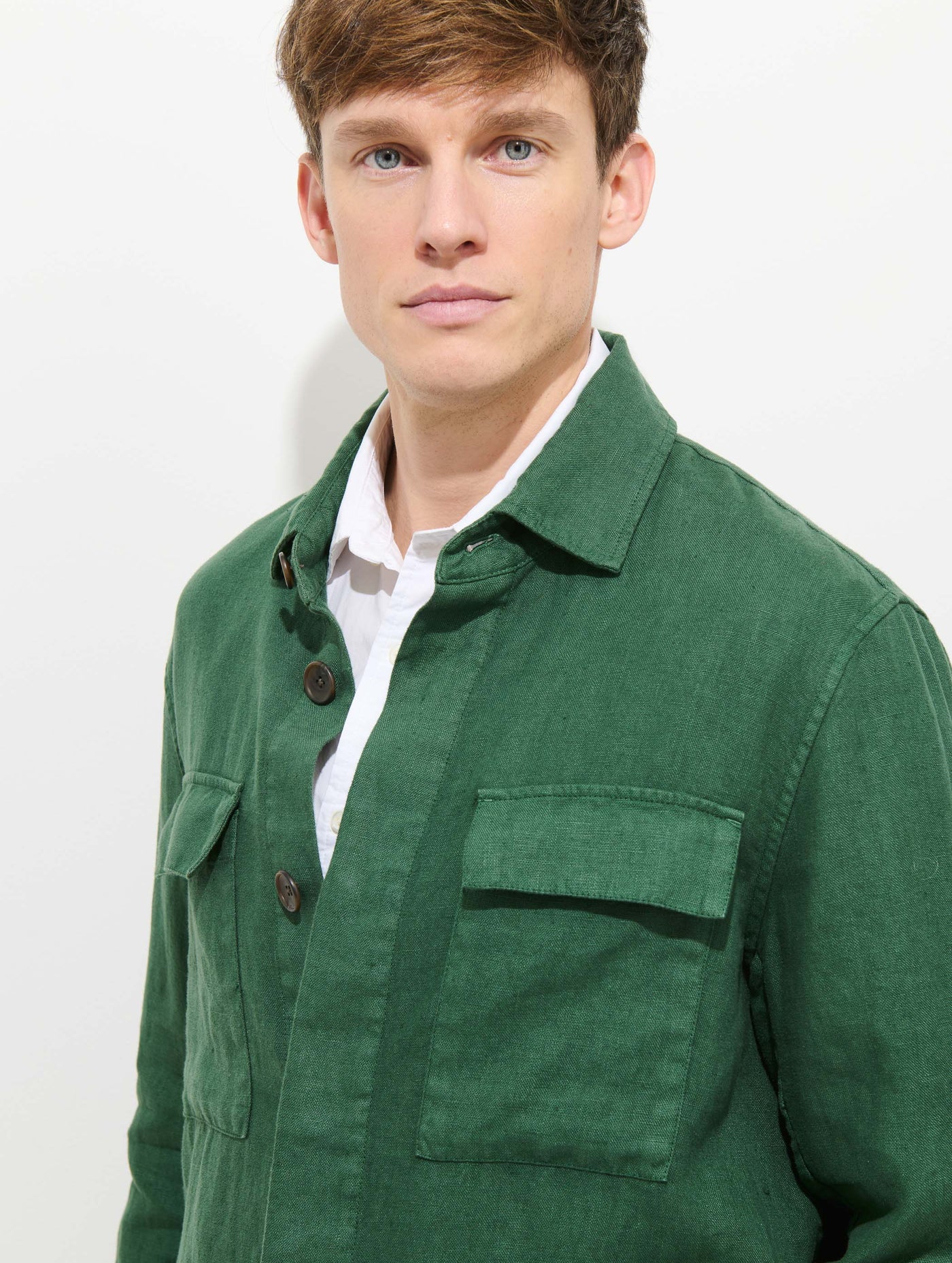 Riviera Work Jacket In Linen