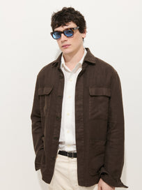 Riviera Work Jacket In Linen