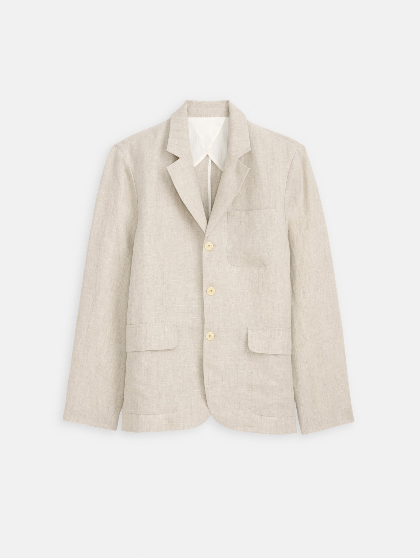 Mercer Linen Jacket In Flax
