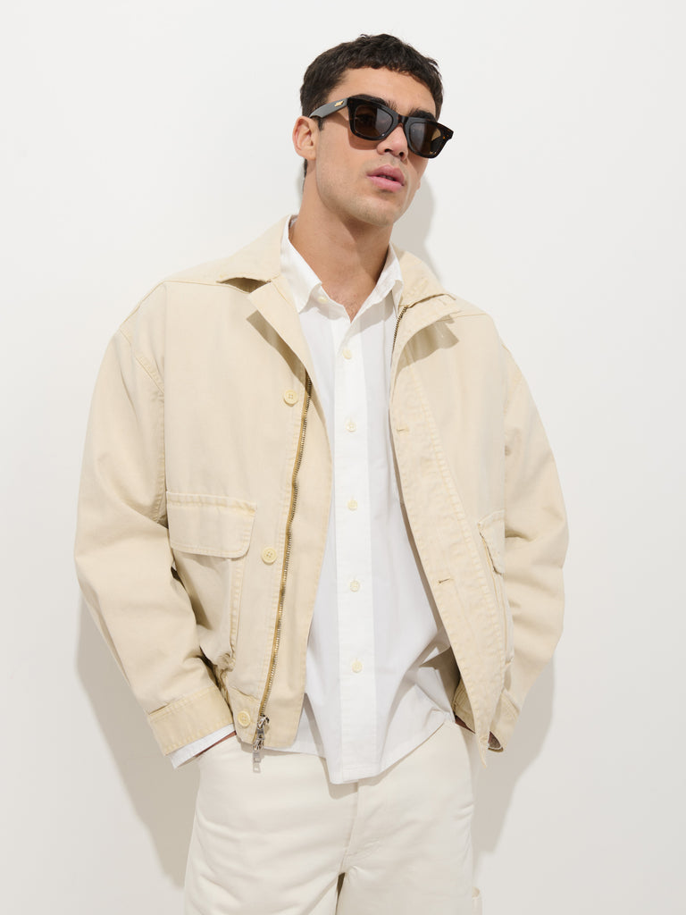 Giorgio Bomber Jacket In Canvas