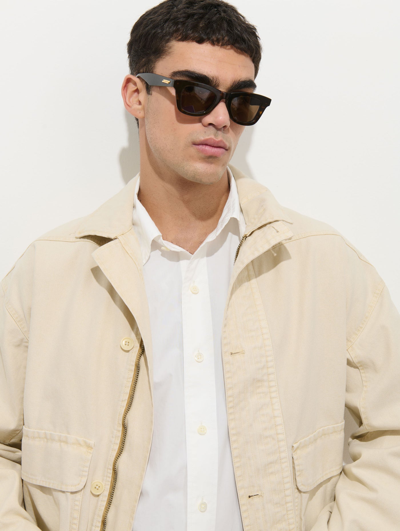 Giorgio Bomber Jacket In Canvas