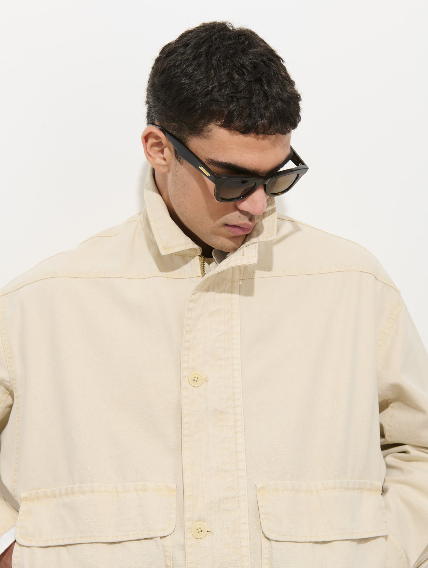 Giorgio Bomber Jacket In Canvas