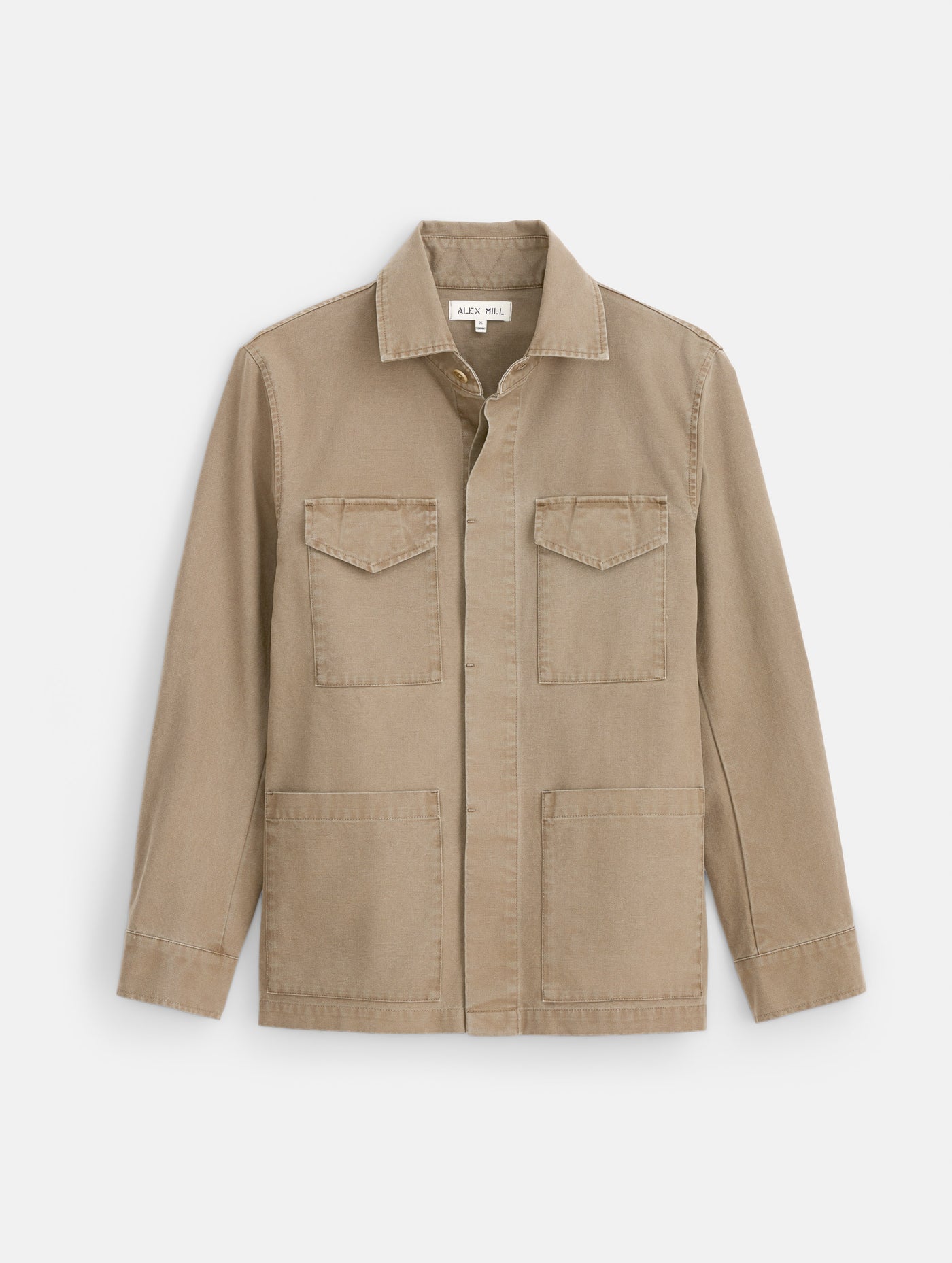 Garment Dyed Work Jacket in Canvas