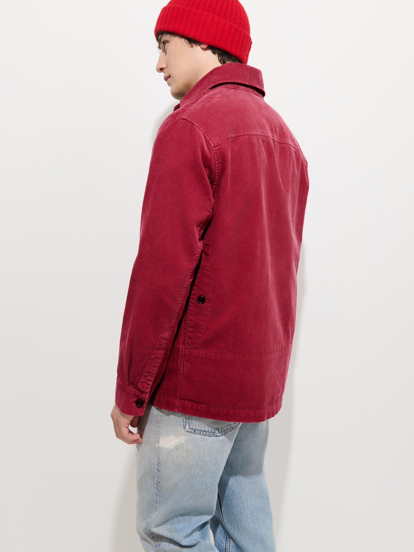 Garment Dyed Chore Jacket in Corduroy