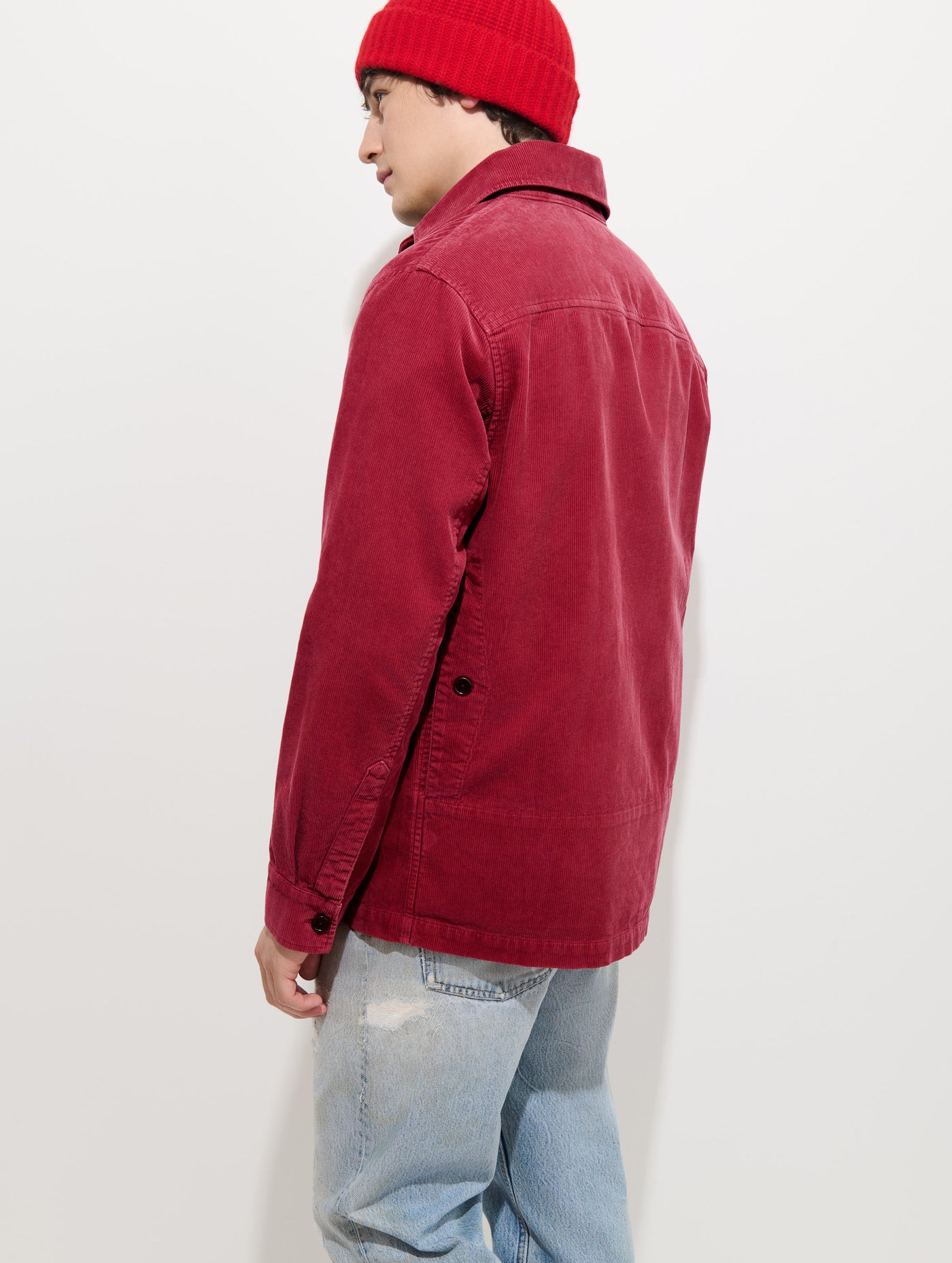 Garment Dyed Chore Jacket in Corduroy