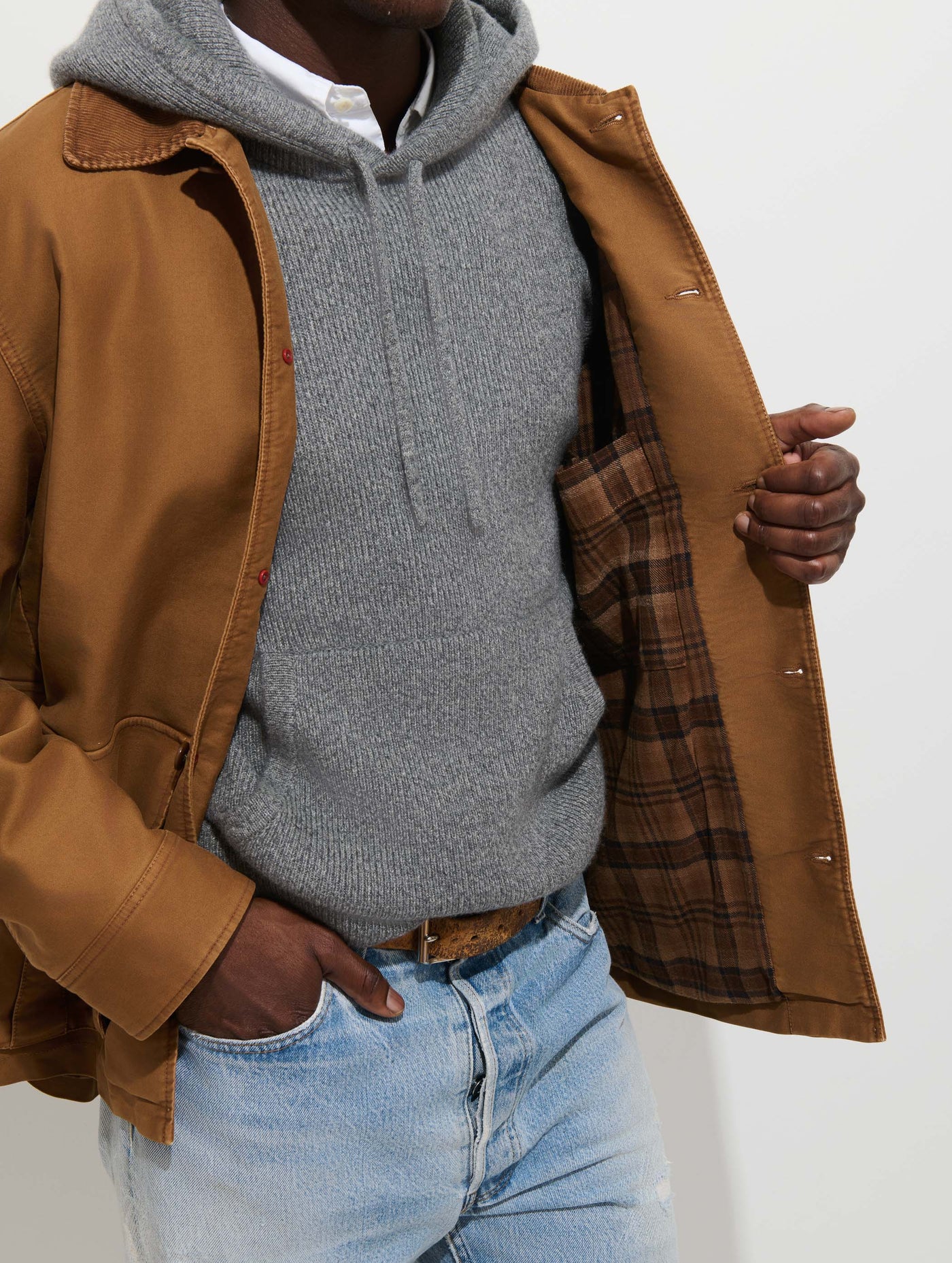 Hunting Jacket In Moleskin