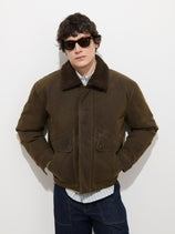 Ford Bomber Jacket in Waxed Canvas