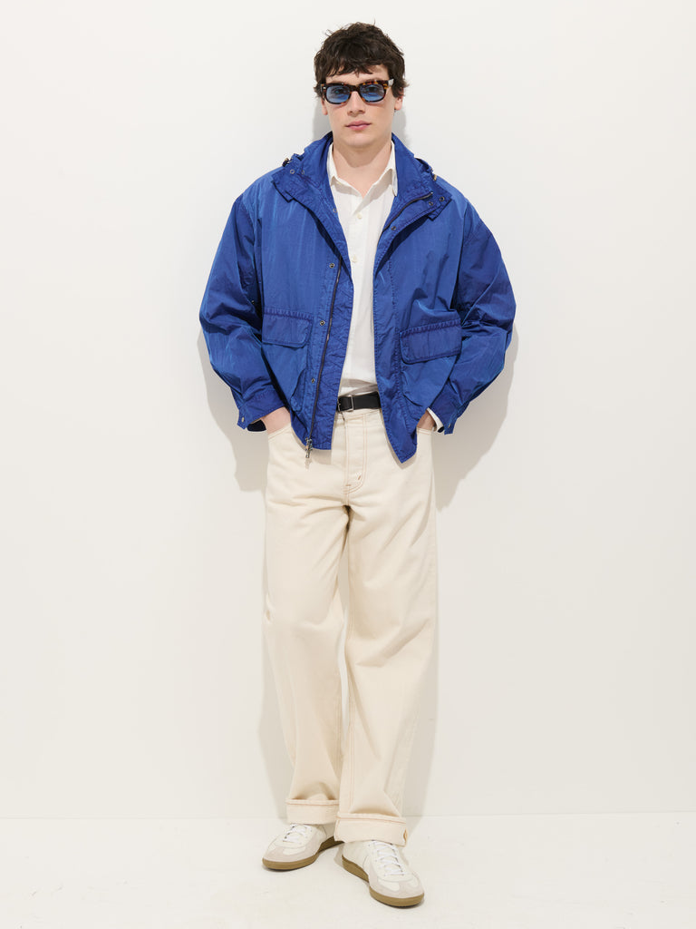 David Windbreaker In Crinkle Nylon from Alex Mill - $225