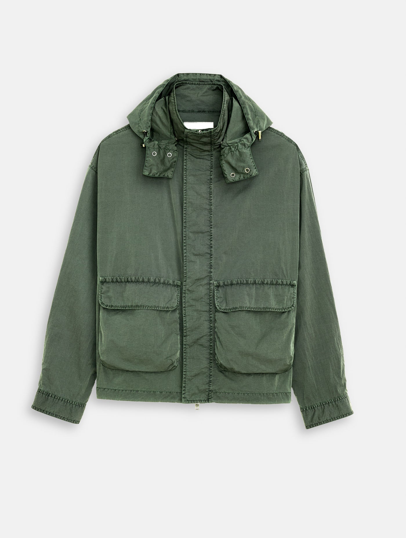 David Windbreaker In Crinkle Nylon