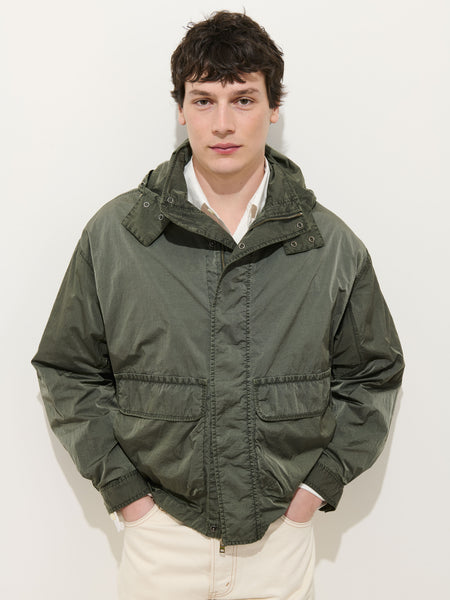 David Windbreaker In Crinkle Nylon – Alex Mill