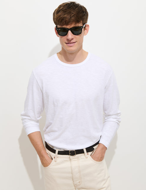 The Standard Long-Sleeve T-Shirt In Slub Cotton