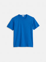 The Standard T Shirt In Slub Cotton In Washed Cobalt