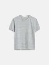 Standard T Shirt In Slub Cotton In Heather Grey