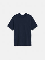 The Standard T Shirt In Slub Cotton In Navy