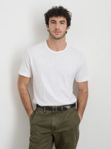 The Standard T Shirt In Slub Cotton In White