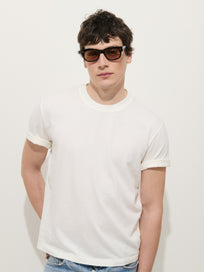 Crosby Tee In Heavy Slub Cotton