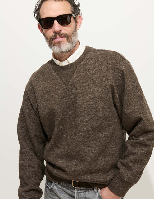 Marlon Sweatshirt In Heather Fleece