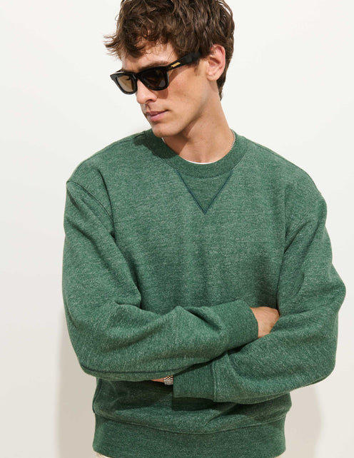 Marlon Sweatshirt In Heather Fleece