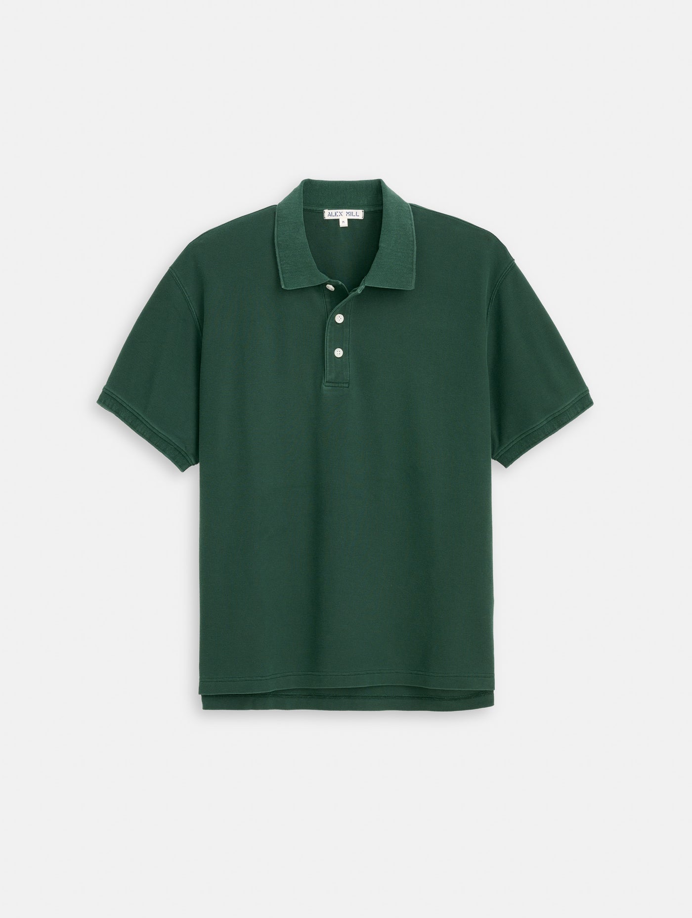 Garment Dyed Polo In Pique Cotton