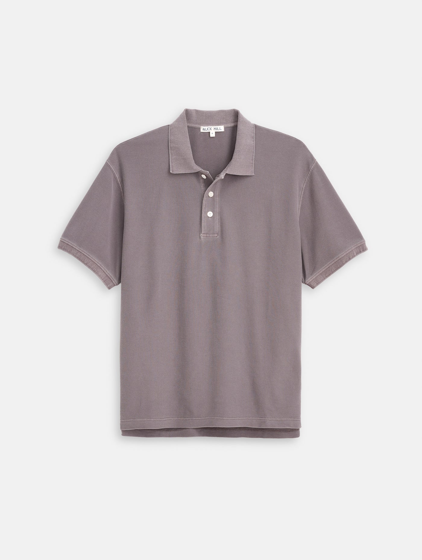 Garment Dyed Polo In Pique Cotton