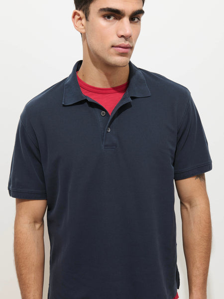 Garment Dyed Polo In Pique Cotton – Alex Mill