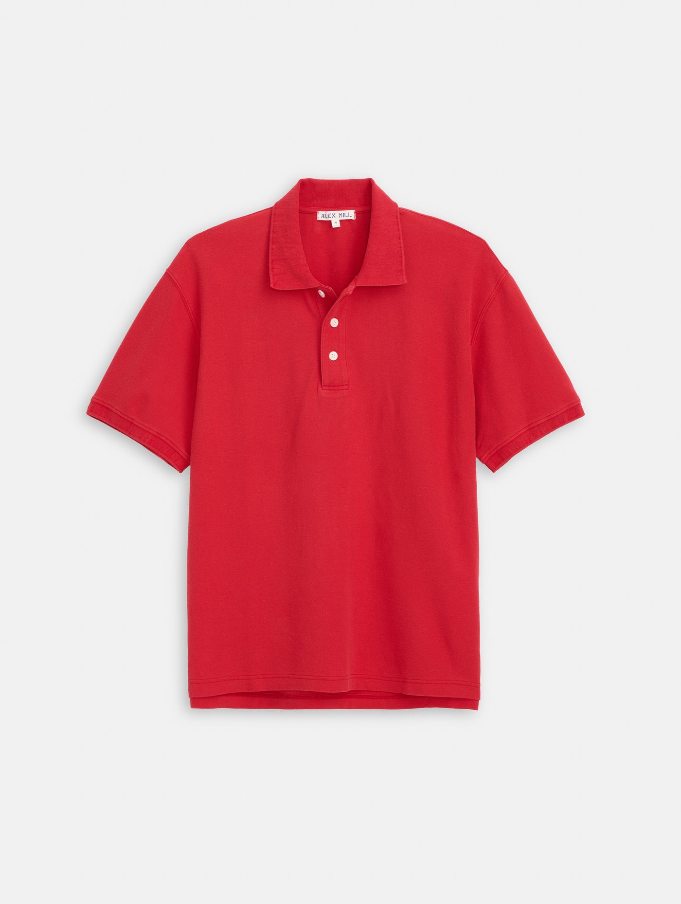 Garment Dyed Polo In Pique Cotton