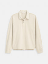 Garment Dyed Rugby Shirt In Cotton Jersey