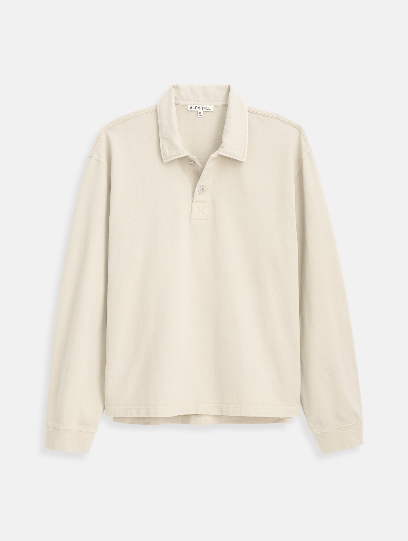 Garment Dyed Rugby Shirt In Cotton Jersey