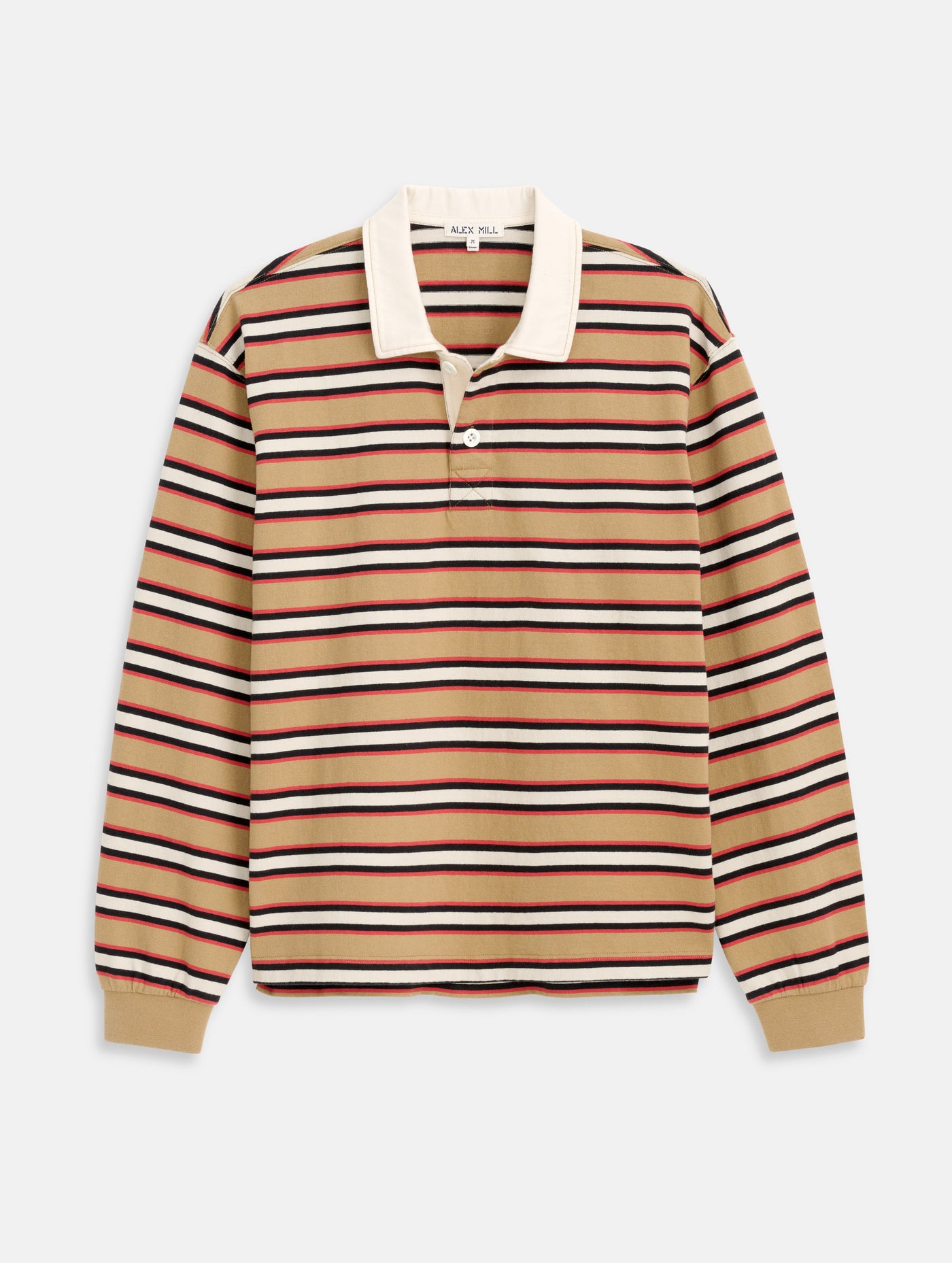Rugby Striped Shirt In Cotton Jersey