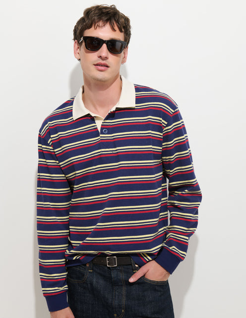 Rugby Striped in Cotton Jersey