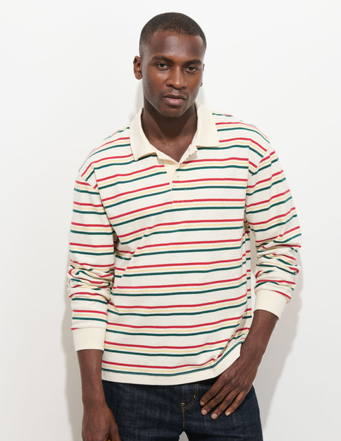 Rugby Striped in Cotton Jersey
