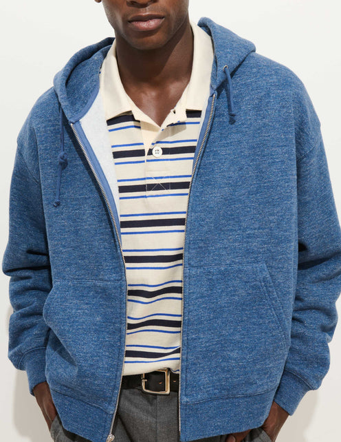 12th Street Zip Hoodie In Heather Fleece