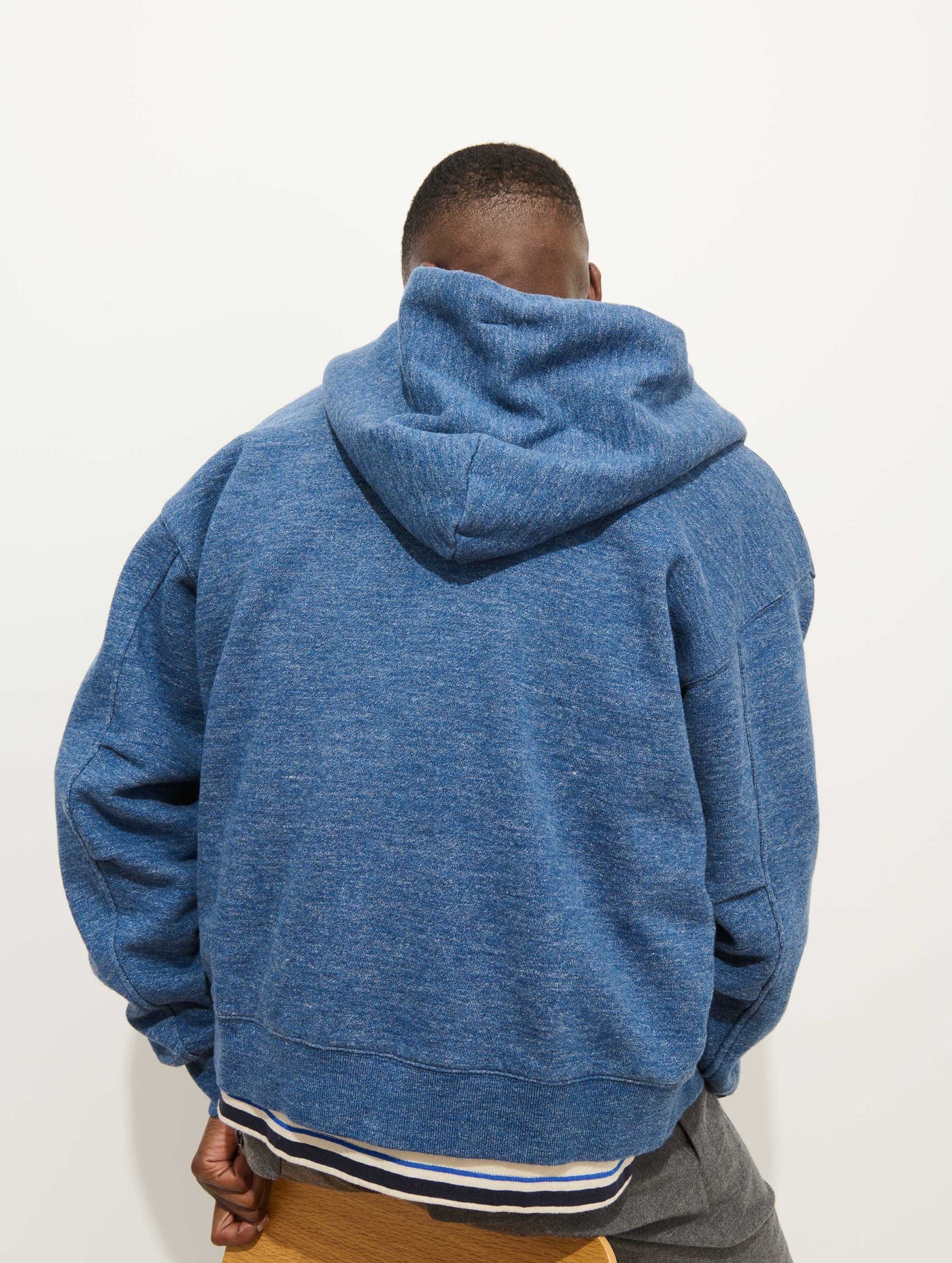 12th Street Zip Hoodie In Heather Fleece