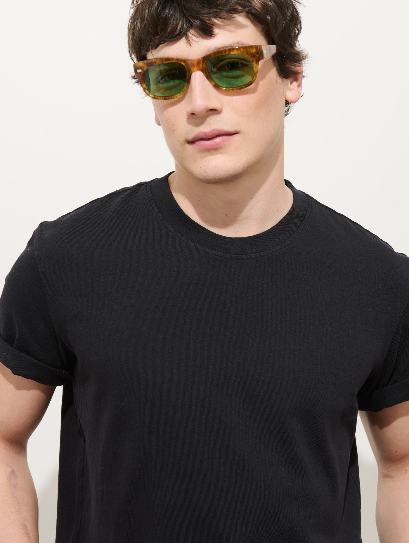 Crosby Tee In Heavy Slub Cotton