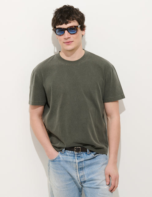 Crosby Tee In Heavy Slub Cotton