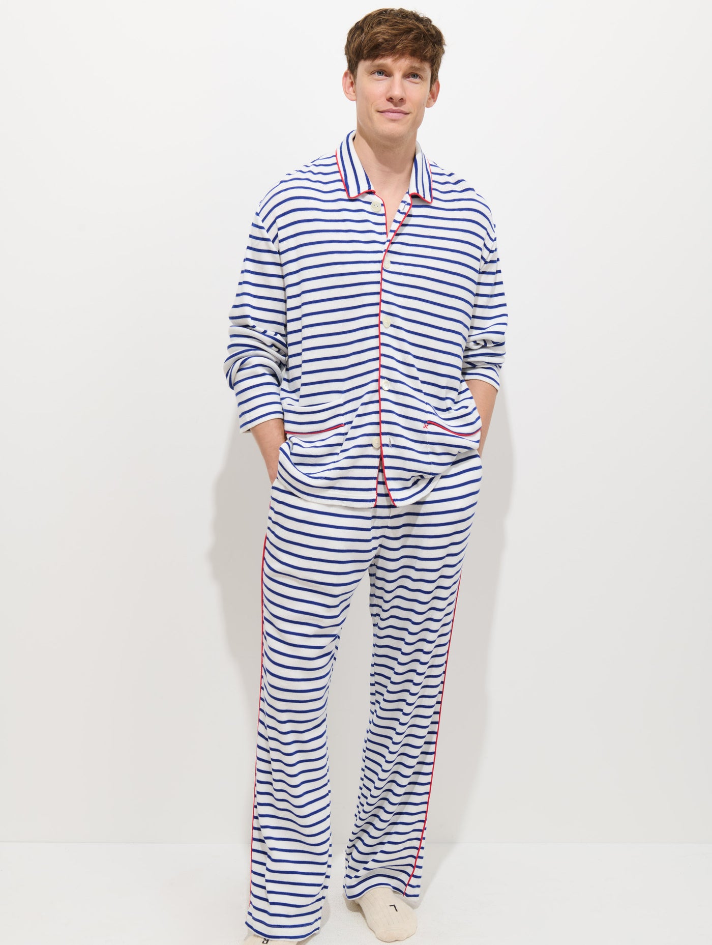 The Striped Waffle Pant