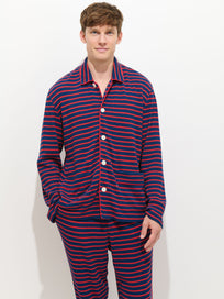 The Striped Waffle Sleeping Shirt