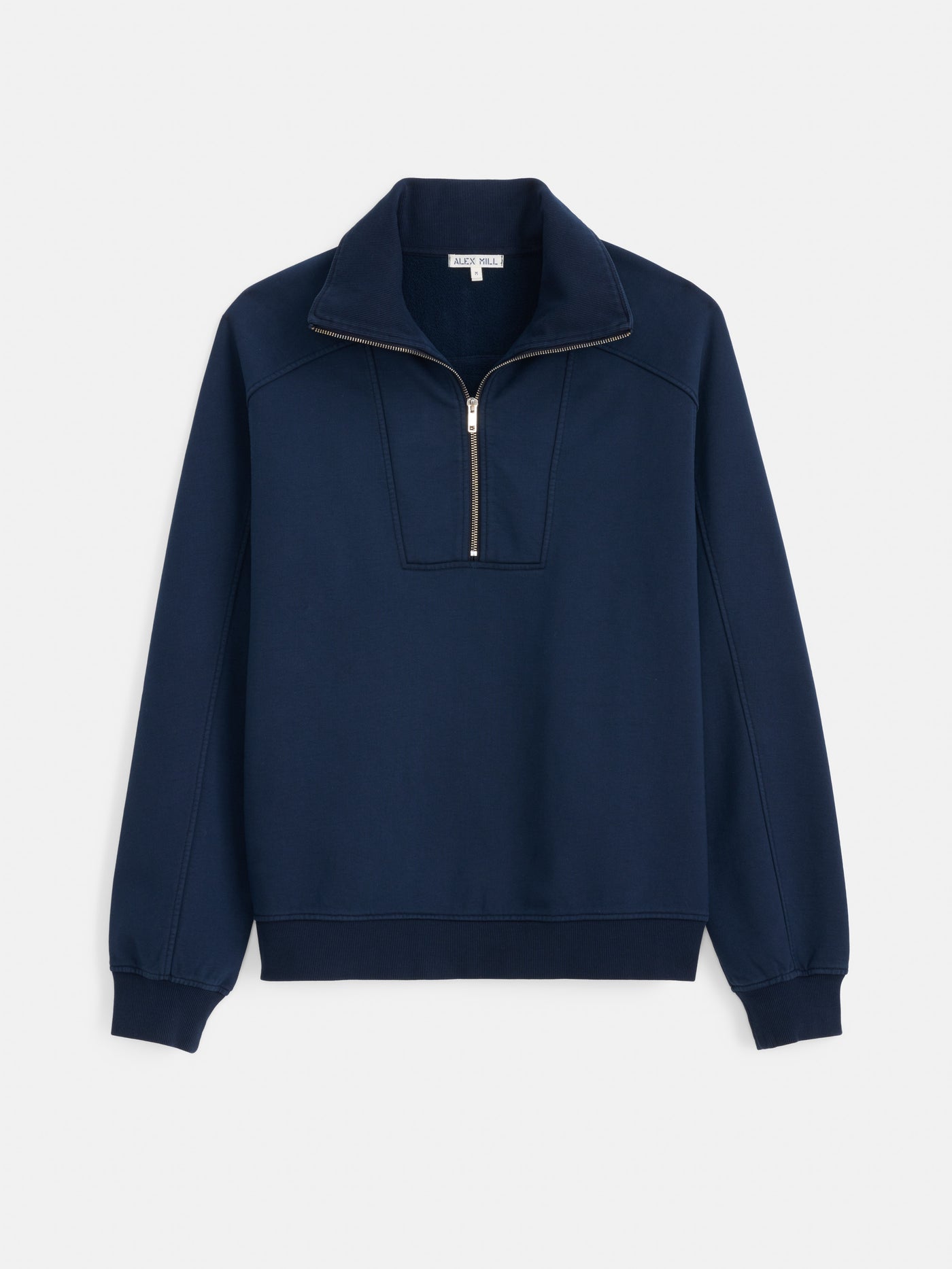 Noah Half Zip in Cotton Fleece