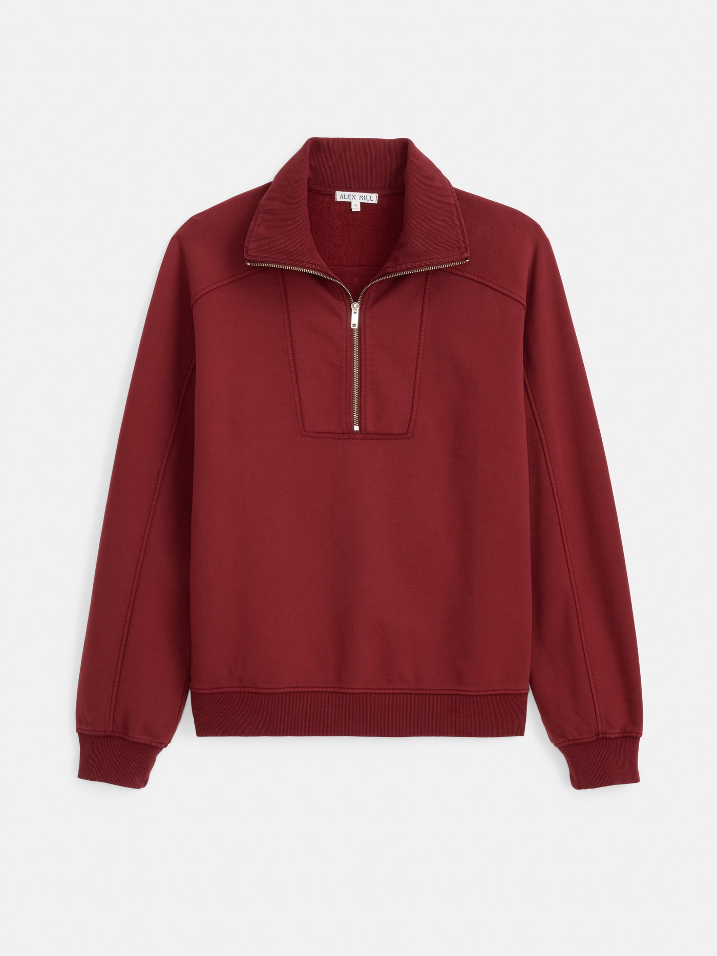 Noah Half Zip in Cotton Fleece