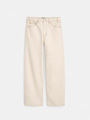Am Relaxed Straight 5 Pocket Jean In Natural