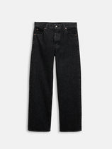 Am Relaxed Straight 5 Pocket Jean In Vintage Black Wash