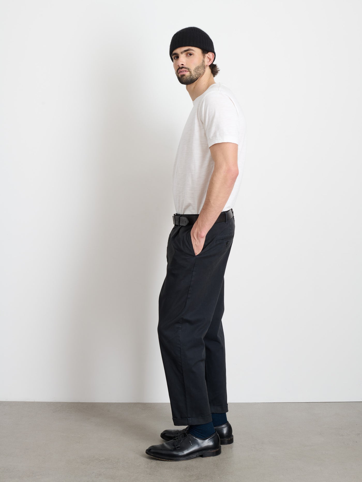 Standard Pleated Pant in Chino