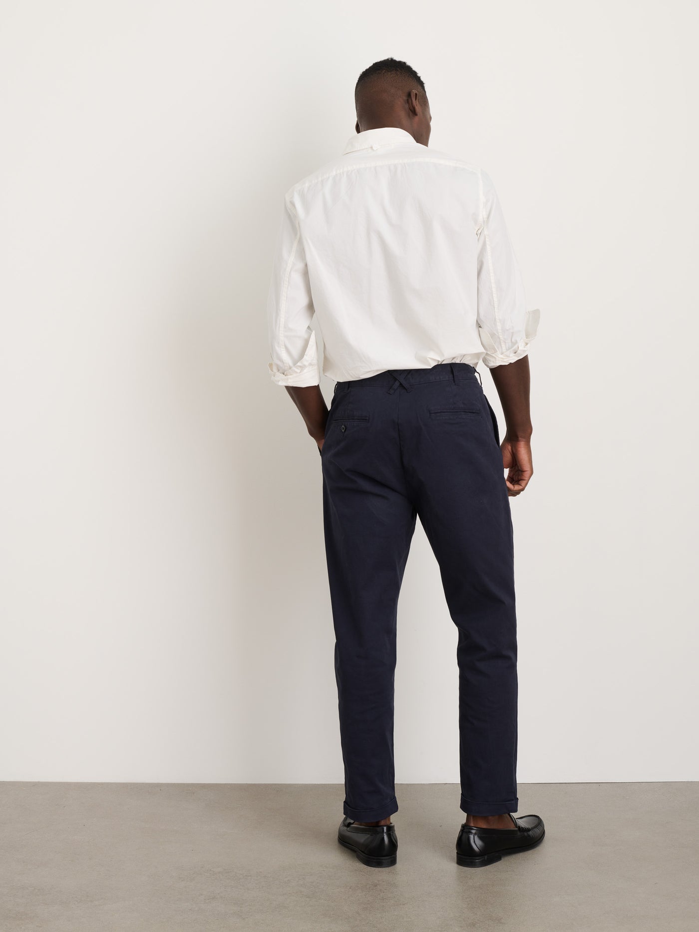 Standard Pleated Pant in Chino