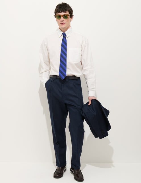 Standard Pleated Pant In Linen