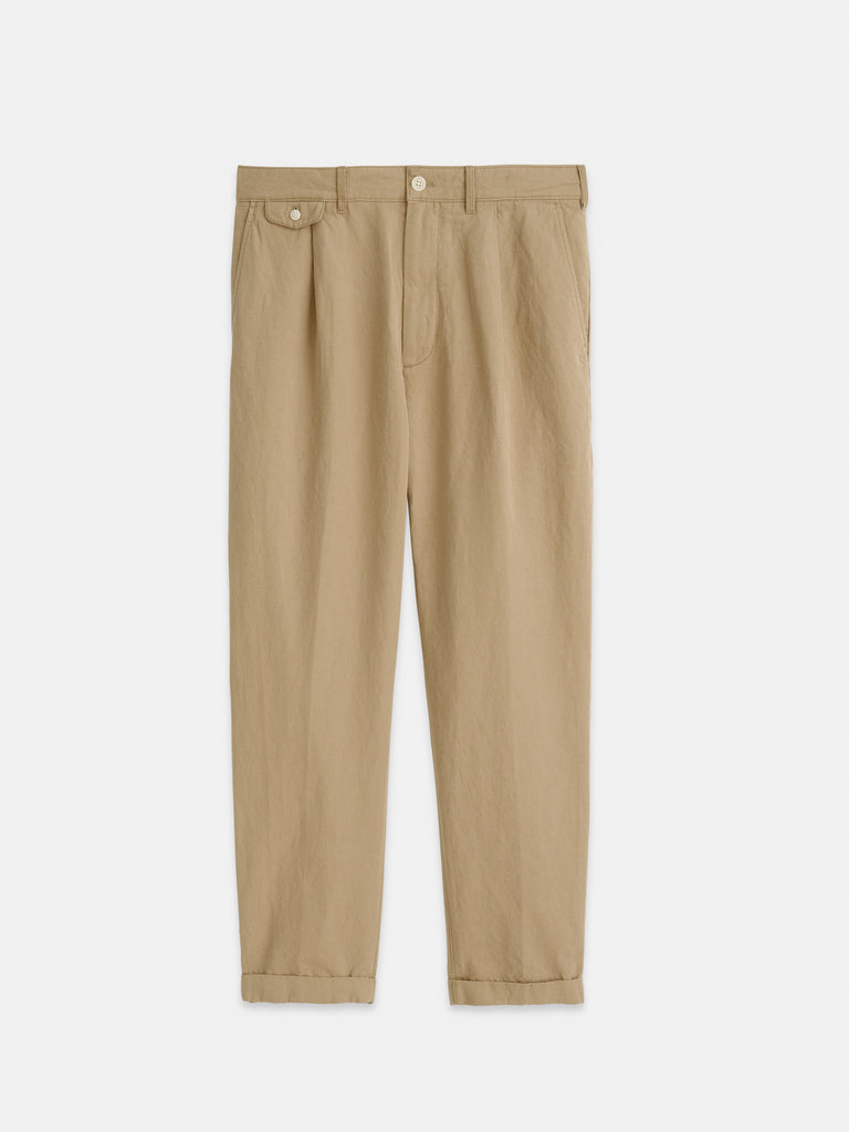 Standard Pleated Pant in Cotton Linen – Alex Mill